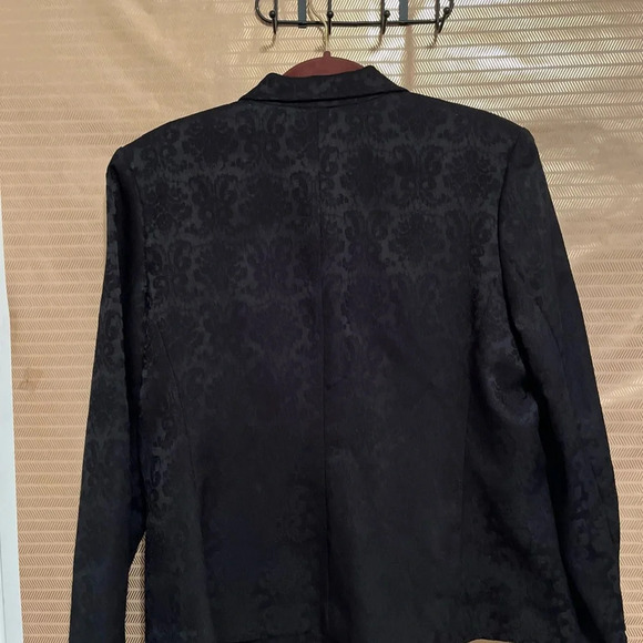 AMANDA SMITH~BROCADE~BLACK~BLAZER~14 - Picture 5 of 5